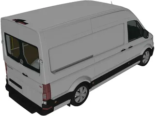 Volkswagen Crafter L1H2 (2017) 3D Model preview