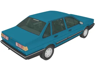 Volkswagen Santana (1985) 3D Model preview
