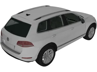 Volkswagen Touareg (2010) 3D Model preview