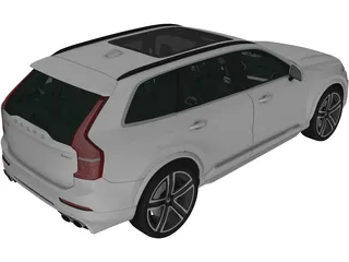 Volvo XC90 (2016) 3D Model preview