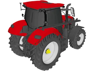 Case IH Maxxum Series 3D Model preview