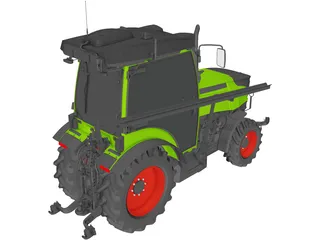 Fendt 200 V Vario 3D Model preview