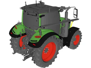 Fendt 300 Vario 3D Model preview