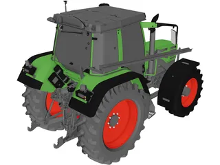 Fendt 500 Favorit 3D Model preview