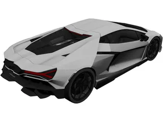 Lamborghini Revuelto (2023) 3D Model preview