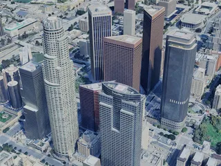 Los Angeles City, USA (2024) 3D Model preview