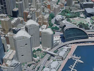 Sydney City, Australia (2023) 3D Model preview