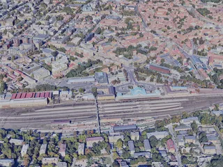 Vilnius City, Lithuania (2023) 3D Model preview