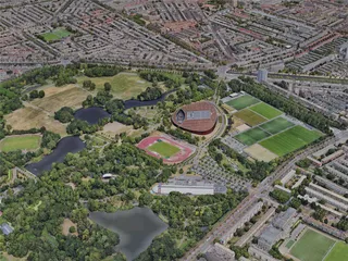Hague City, Netherlands (2023) 3D Model preview