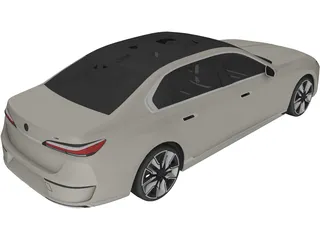 BMW i7 (2024) 3D Model preview