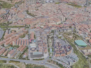 Bilbao City, Spain (2022) 3D Model preview