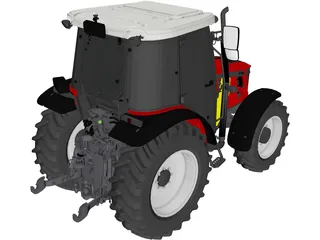Massey Ferguson MF 3700 AL 3D Model preview