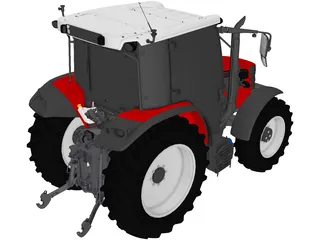 Massey Ferguson MF 4700 M 3D Model preview