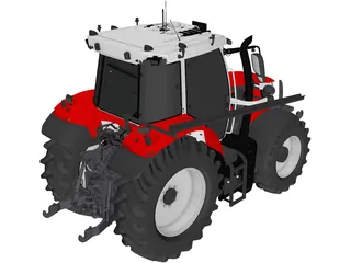 Massey Ferguson MF 6S 3D Model preview
