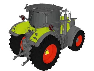CLAAS Axion 870-800 3D Model preview