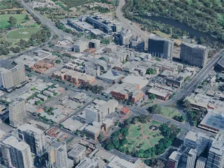 Adelaide City, Australia (2023) 3D Model preview
