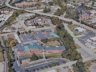 Augusta City, GA, USA (2023) 3D Model preview
