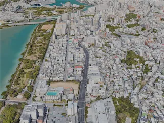 Naha City, Japan (2023) 3D Model preview