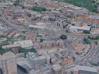 Sheffield City, UK (2023) 3D Model preview