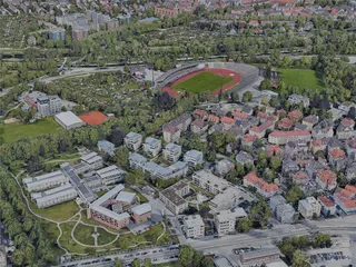 Augsburg City, Germany (2023) 3D Model preview
