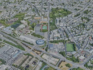 Luxembourg City, Luxembourg (2023) 3D Model preview