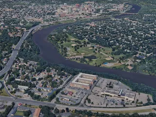 New Brunswick City, NJ, USA (2023) 3D Model preview