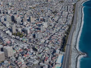 Odawara City, Japan (2023) 3D Model preview