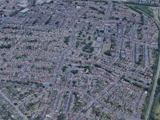 Gloucester City, UK (2021) 3D Model preview