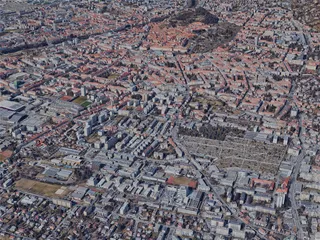 Graz City, Austria (2022) 3D Model preview