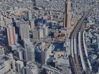 Hamamatsu City, Japan (2024) 3D Model preview