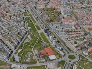 Karlsruhe City, Germany (2022) 3D Model preview