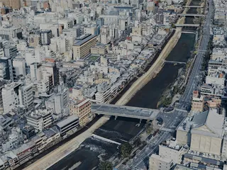 Kyoto City, Japan (2024) 3D Model preview