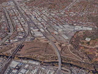 Modesto City, CA, USA (2024) 3D Model preview