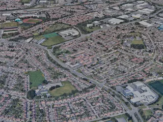 Swindon City, UK (2023) 3D Model preview