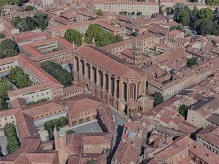 Toulouse City, France (2023) 3D Model preview