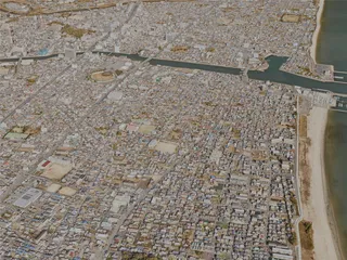 Tsu City, Japan (2023) 3D Model preview