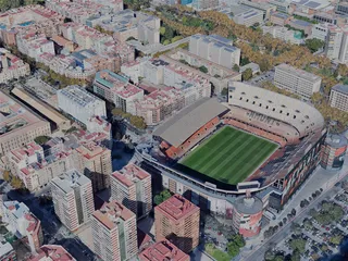 Valencia City, Spain (2024) 3D Model preview