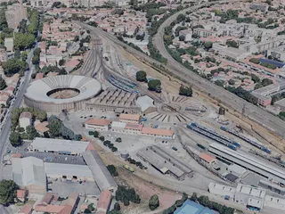 Avignon City, France (2023) 3D Model preview