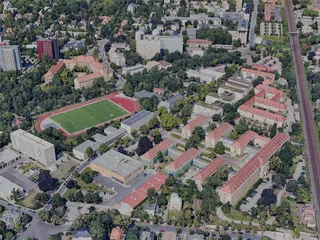 Dresden City, Germany (2023) 3D Model preview