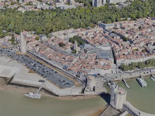 La Rochelle City, France (2022) 3D Model preview