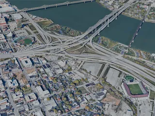 Louisville City, USA (2024) 3D Model preview