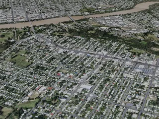 Rockhampton City, Australia (2022) 3D Model preview