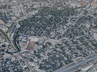 San Antonio City, USA (2024) 3D Model preview