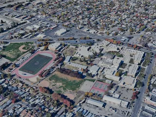 Stockton City, USA (2024) 3D Model preview