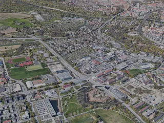 Ulm City, Germany (2022) 3D Model preview