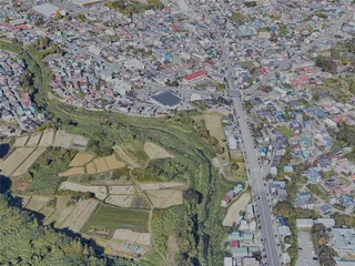 Aizuwakamatsu City, Japan (2024) 3D Model preview