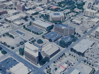 Amarillo City, USA (2023) 3D Model preview