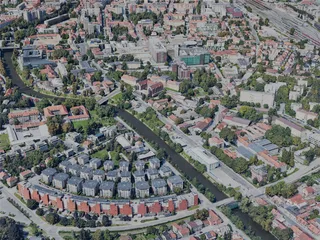 Ljubljana City, Slovenia (2023) 3D Model preview