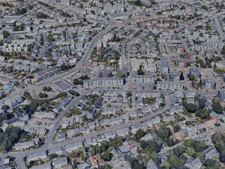 Saint-Nazaire City, France (2023) 3D Model preview