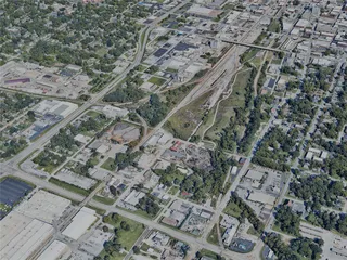 Springfield City, MO, USA (2024) 3D Model preview